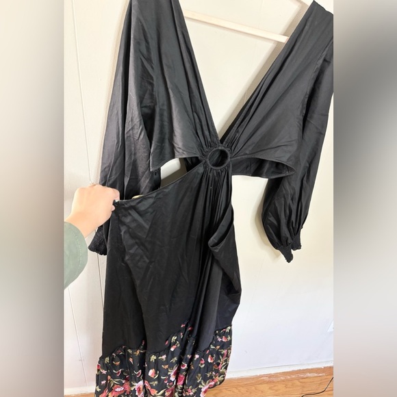 Anthropologie Karolina Cut-Out Maxi Dress Size 22 W new - Picture 7 of 8